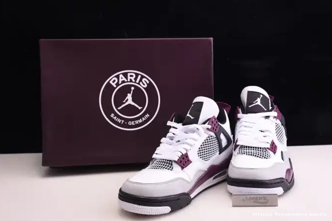 Official Maikesneakers AIR CZ5624-100 PSG RETRO SAINT-GERMAIN PARIS JORDAN 4 0615